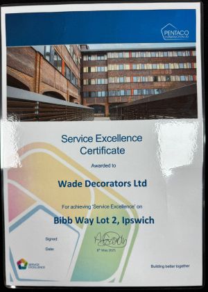 Bibb Way Service Excellence Certificate